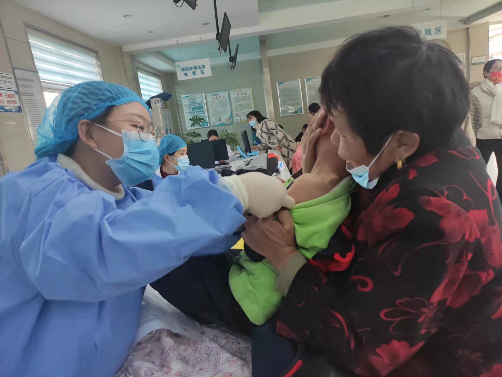 盱眙县铁佛镇中心幼儿园幼儿接种新冠疫苗简报