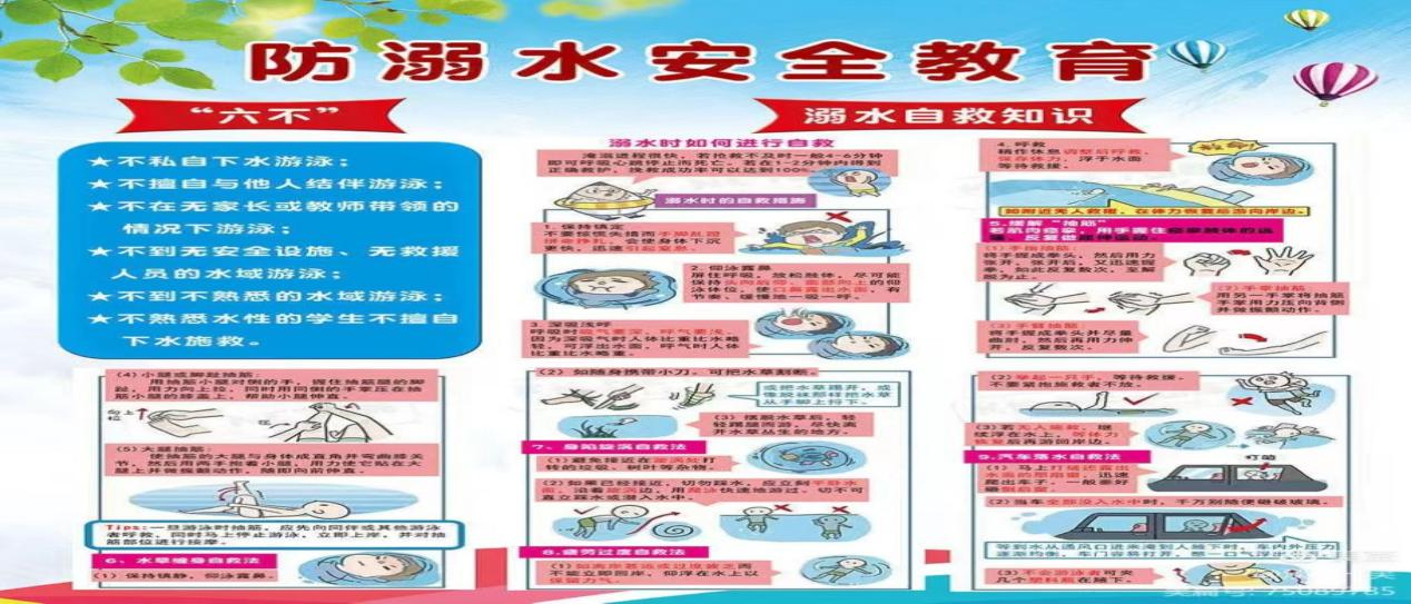 交通安全伴我行,珍爱生命防溺水